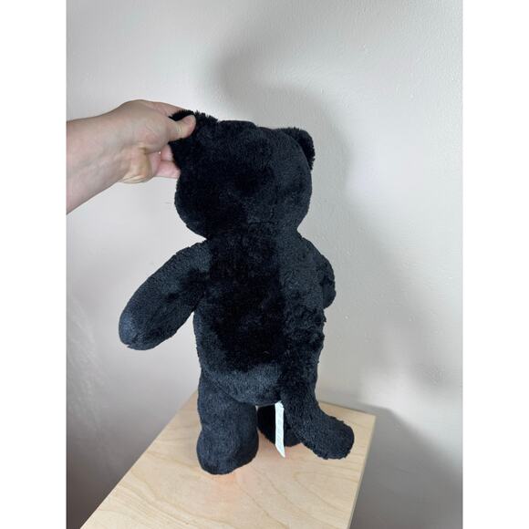 Build A Bear Midnight Sparkle Cat Black Orange Stuffed Animal Plush Halloween - Picture 6 of 10